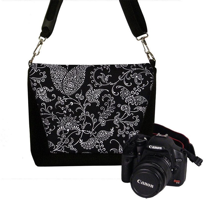 Digital Slr Camera Bag DSLR Camera Bag Purse Womens Camera Bag Case  - Deluxe Pretty Paisley