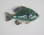 Ceramic art sunfish decorative wall hanging
