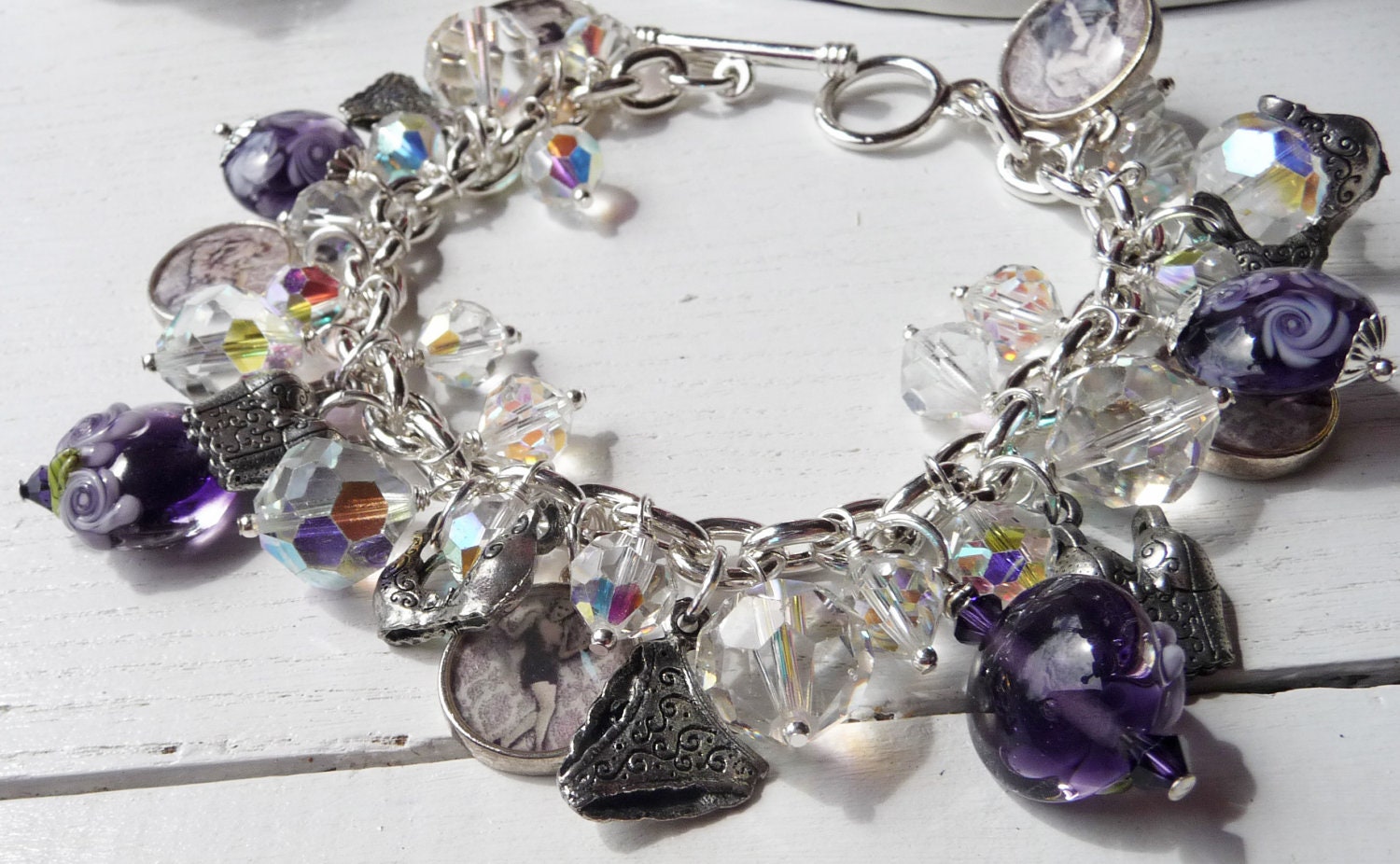 Knickers in a Bunch a Charm Bracelet by Sabrina Koebel of SabrinaDesign - Team EtsyRain OnFireTeam Shopsteam