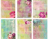 DIGITAL ATC BACKGROUNDS Roses & Ephemera