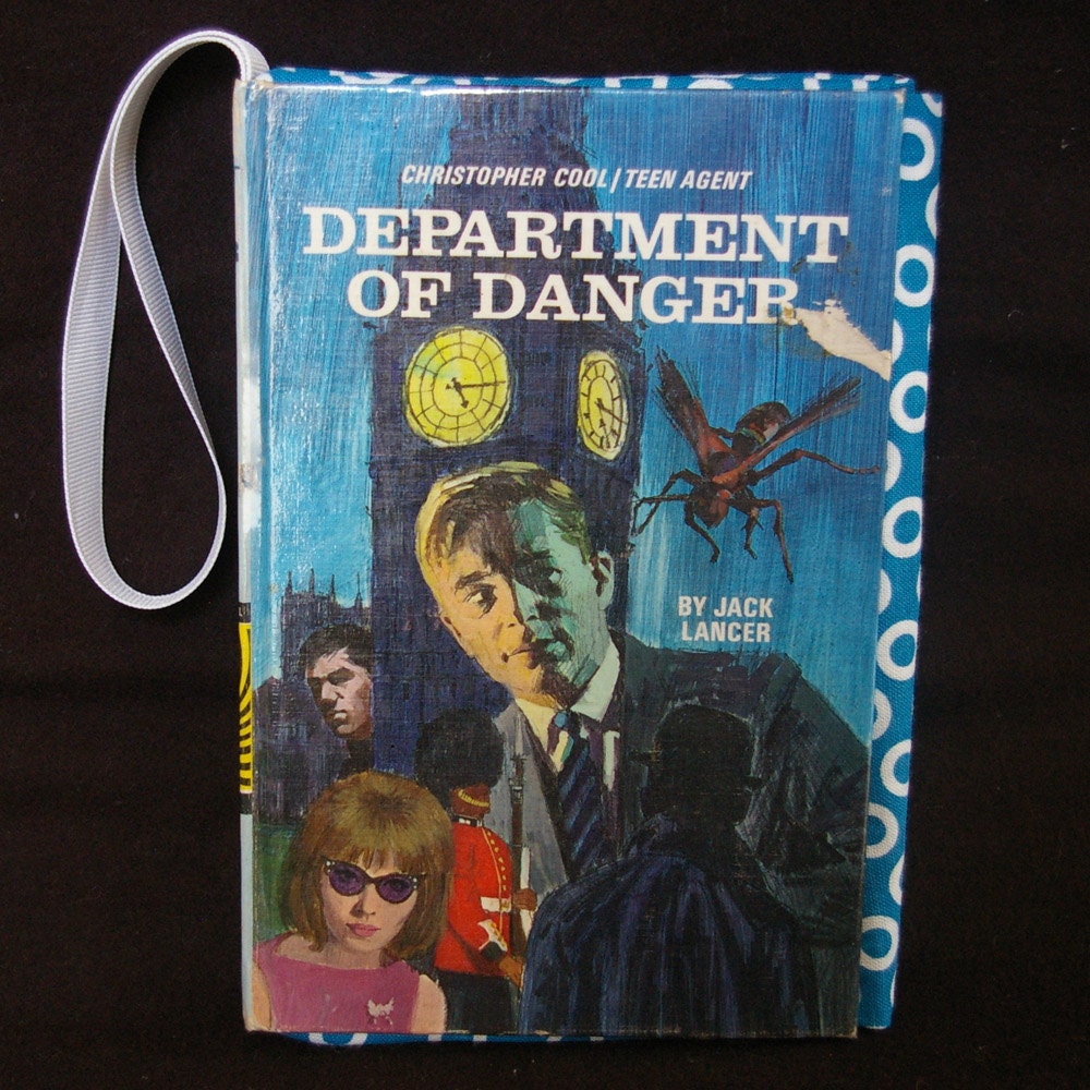 Vintage Book Clutch Purse Christopher Cool Teen Agent