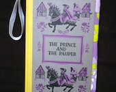 Vintage Book Clutch Purse The Prince and the Pauper