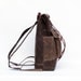 The Camper Satchel in Tan Waxed Canvas