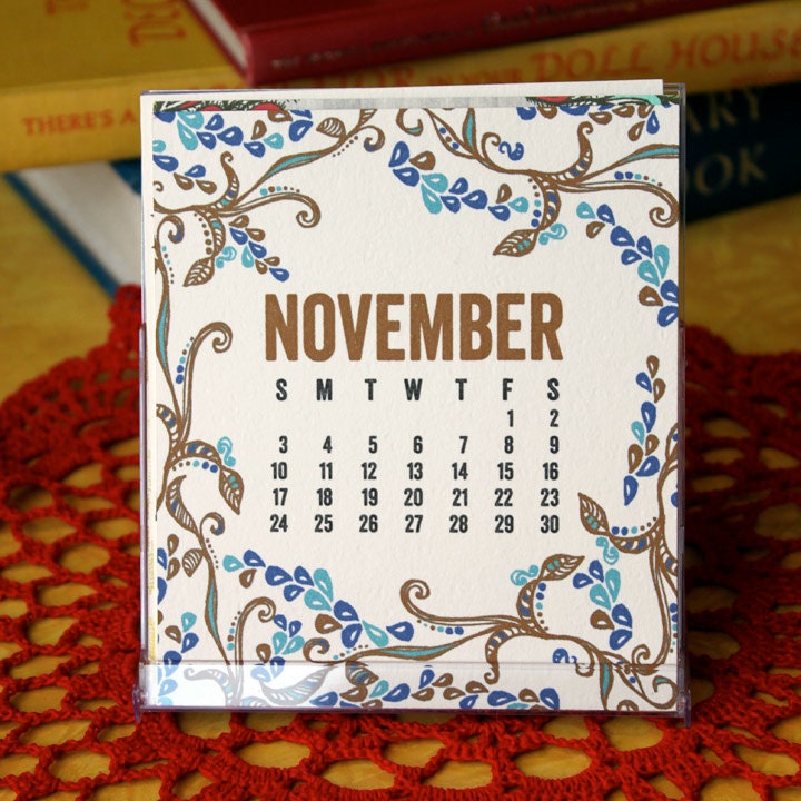 SALE - 2013 Desktop Calendar