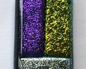 Modernistic Fused Dichroic Glass Cabochon