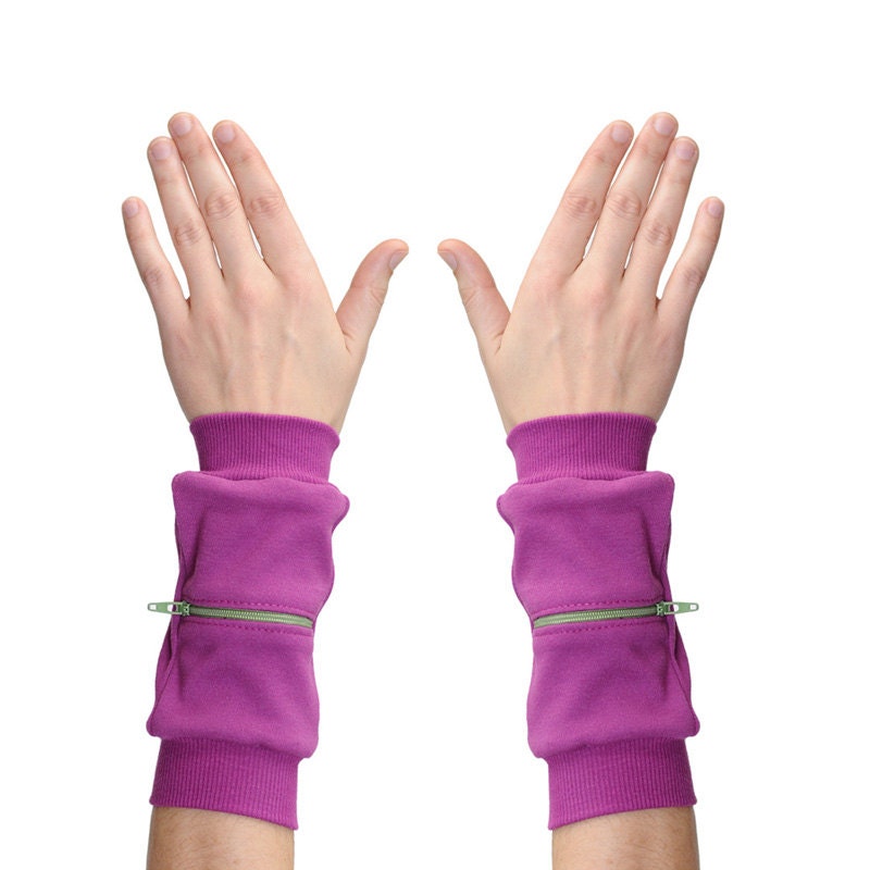Wrist Zips - Wrist Wallet - Plum Sprout