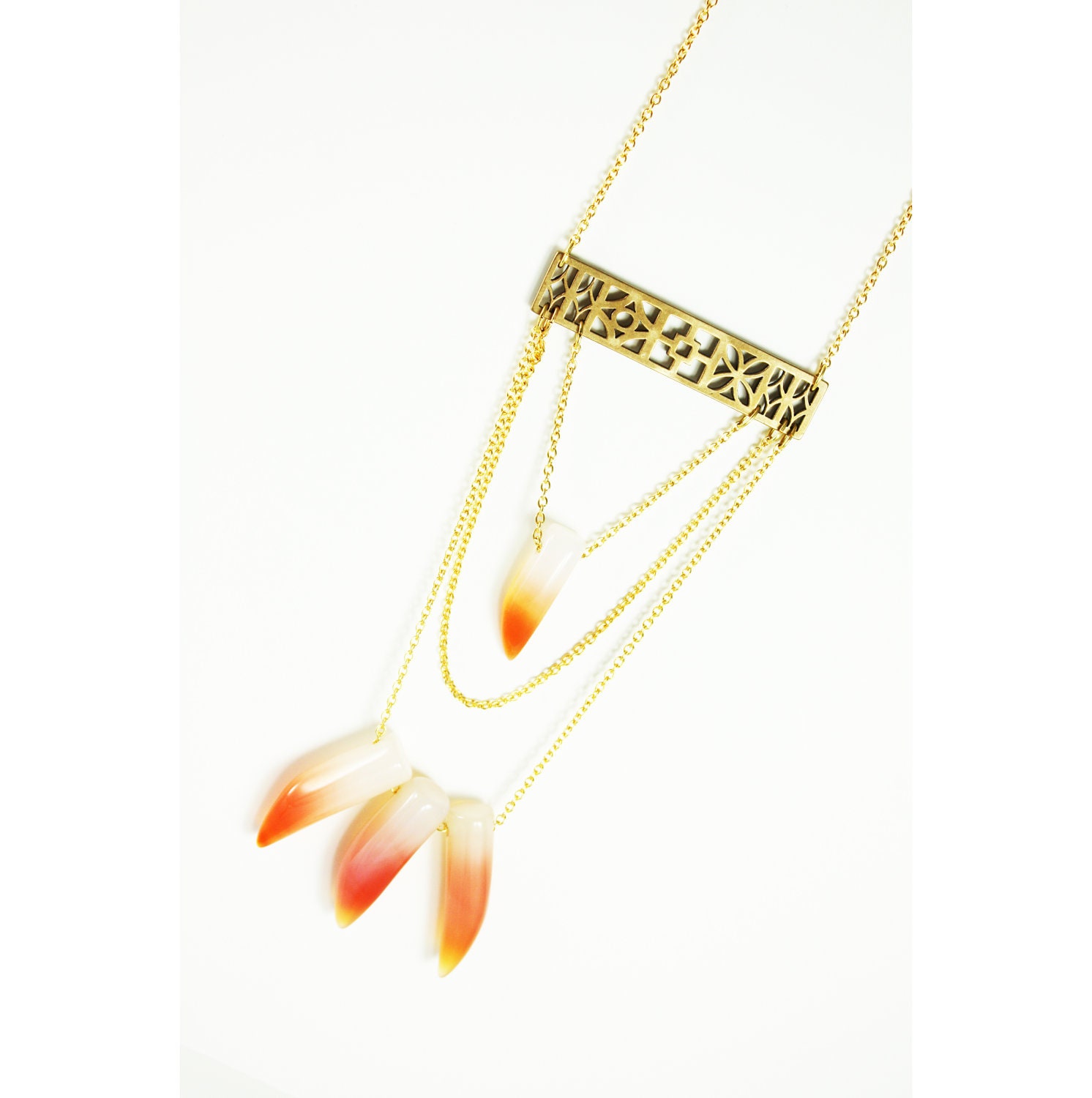 Carnelian Tribal Downtown Necklace