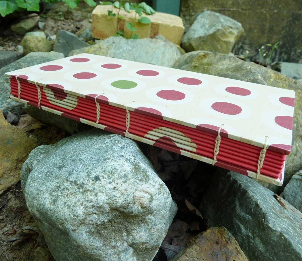 Red Dot, Green Dot - Handbound Journal