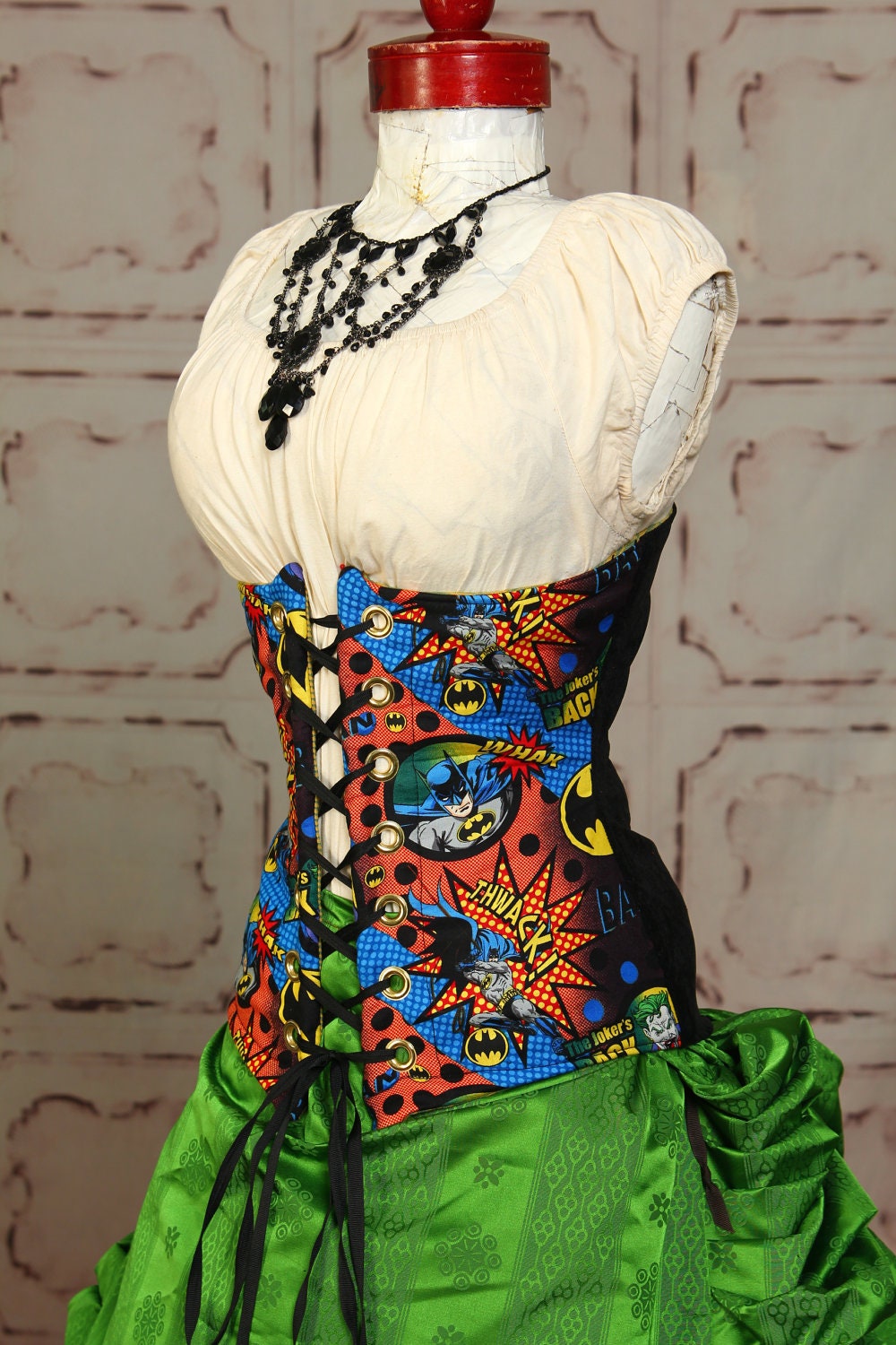 HALF PRICE-Waist 40 to 42 Batman Comic-Con Corset