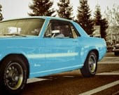 Baby Boy Nursery Baby Blue Ford Mustang Digital Download Hot Rod Art Commercial Use