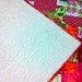 Patchwork Lap Quilt in pink, lime and white SUMMER SUNSHINE 56" x 66"