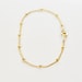 Satellite - thin gold fill bracelet - simple delicate jewelry