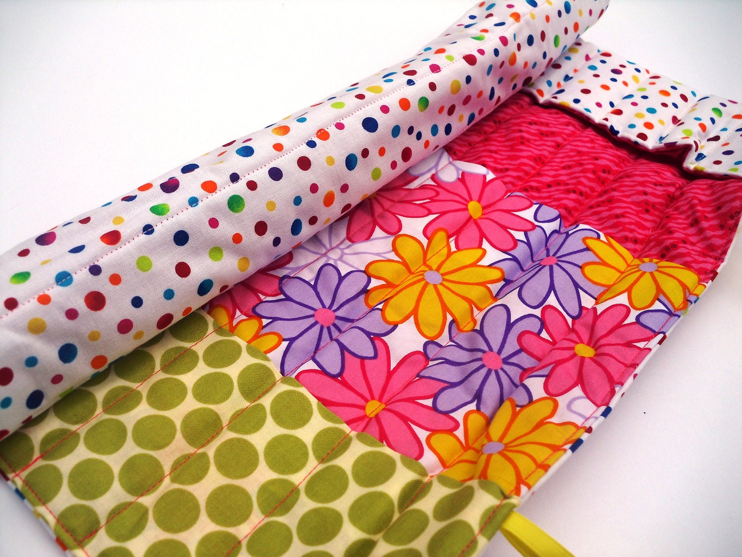 Knitting Needle Case - Candy Dots