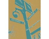 Eco Journal/Notebook screenprinted with Vancouver imagery - Our Story