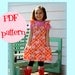 The Playday Frock Dress PDF Sewing Pattern DIY Tutorial Little Bird Lane Size 1/2 to Size 5/ 6