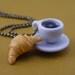 Coffee and Pastry Necklace