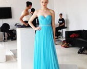 Cinderella Silk Pleated Busiter Gown