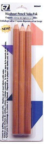 Fabric Marking PENCILS - Washout - 3 Colors