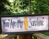 You Are My Sunshine sign child's room wall decor