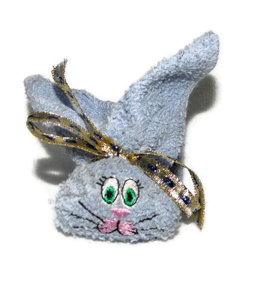 Boo boo Bunny Ice Pack Embroidery Light Denim BLUE