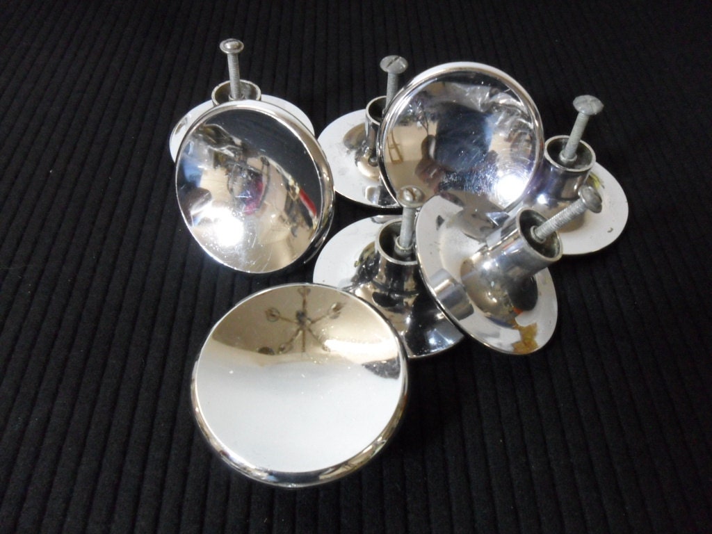 Retro Chrome Drawer Knobs