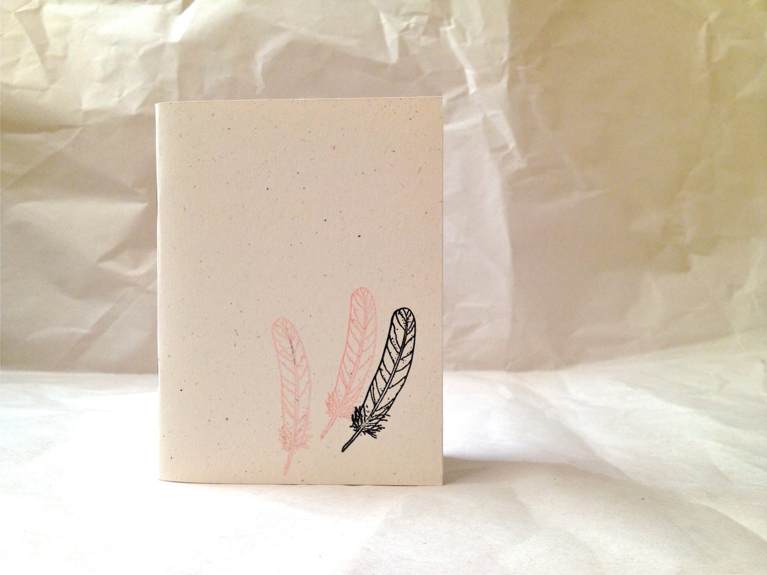 Feathers A6 Notebook - Recycled Paper