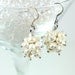 Bridal Earrings Chunky Cluster Pearl Dangle Earrings