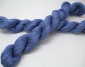 Recycled yarn - periwinkle silk, lace weight