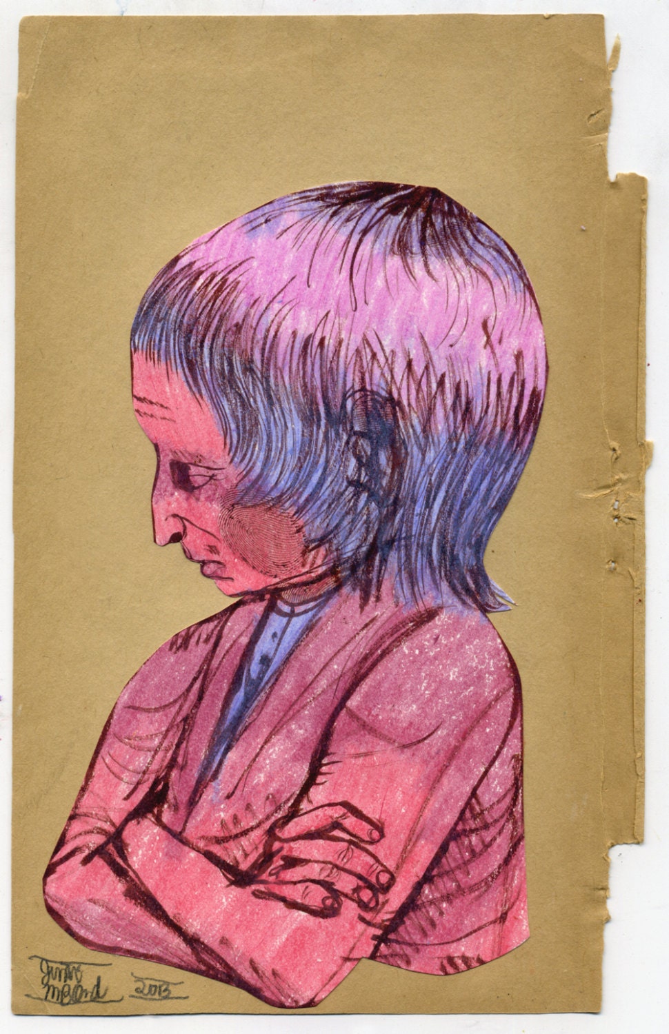 I Don't Know (original drawing, 2013)