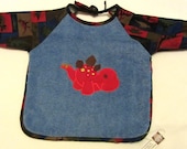 Dinosaur Sleeved Baby/Toddler Bib - 6 Months to 2 Years