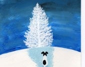 Smooth Fox Terrier Dog Original folk Art Painting by Todd Young or BEST OFFER
