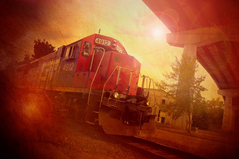 Express Train - Fine Art Photograph - 8x12