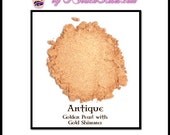 Antique - Golden Yellow with Gold Shimmer - 10g jar - Mineral Eye Shadow