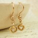 Brass Earrings - Little Cutties
