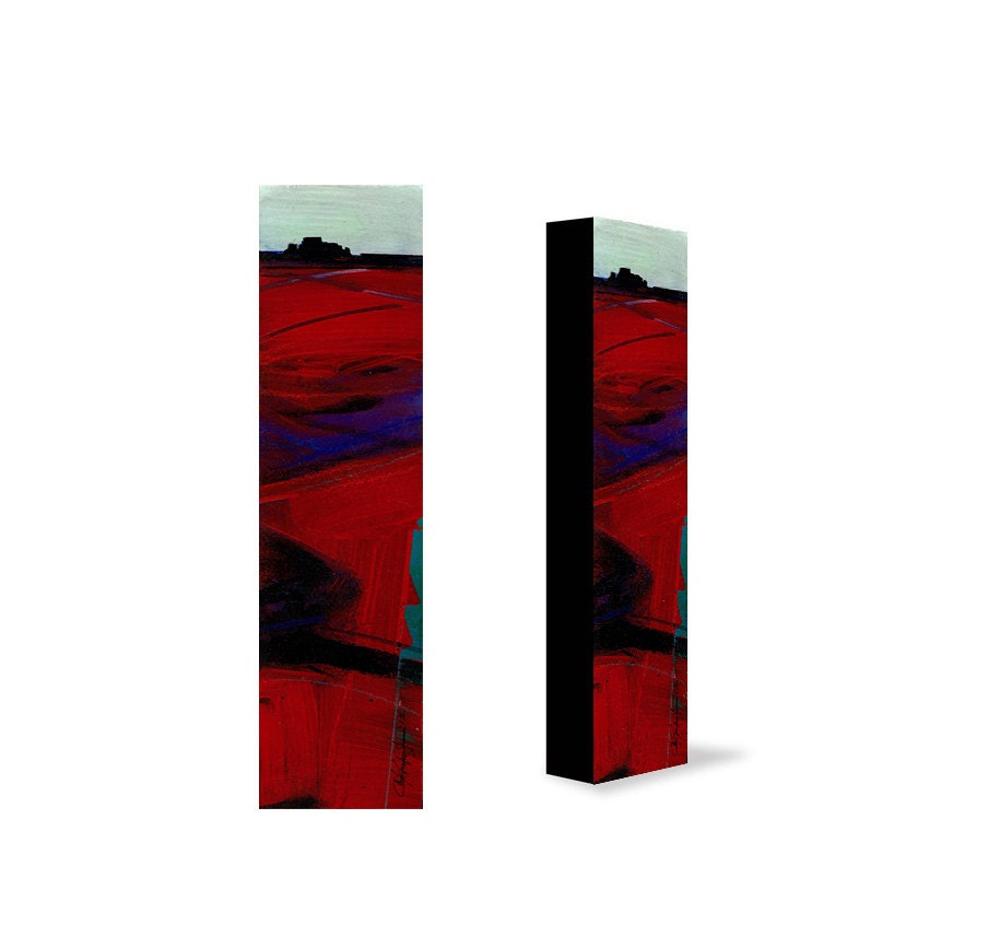 MESA No.52 - Original Abstract Acrylic Southwest painting Landscape art by Kathy Morton Stanion EBSQ