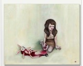 Bunny Won't Play With Me Anymore Print 8x10