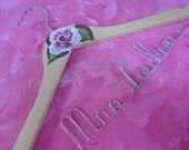 Bridal Hangers Custom Wedding Dress Hangers by OriginalBridalHanger