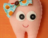 Pink Felt Tooth Fairy Pillow