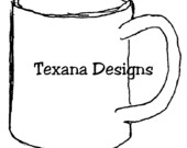 Jam'n Mug mini    Cling Mount Rubber Stamp