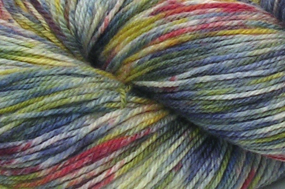 Hand dyed merino wool sock yarn - Celebration