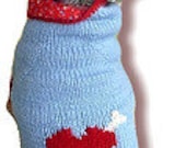 THE BOYFRIEND Original Heart and Bone Dog Sweater -- Custom Hand Knit -- All Sizes