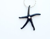 Black Starfish Keychain / Bag adornment