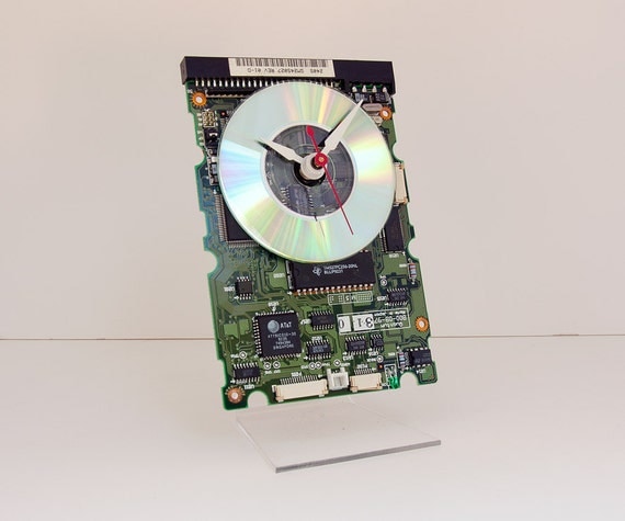 Computer Hard Drive Circuitboard Clock