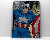 VINYL Comic Book Wallet - Vintage Captain America Design 13