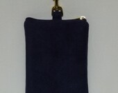 Sensuede navy iphone ipod mp3 digital camera pouch