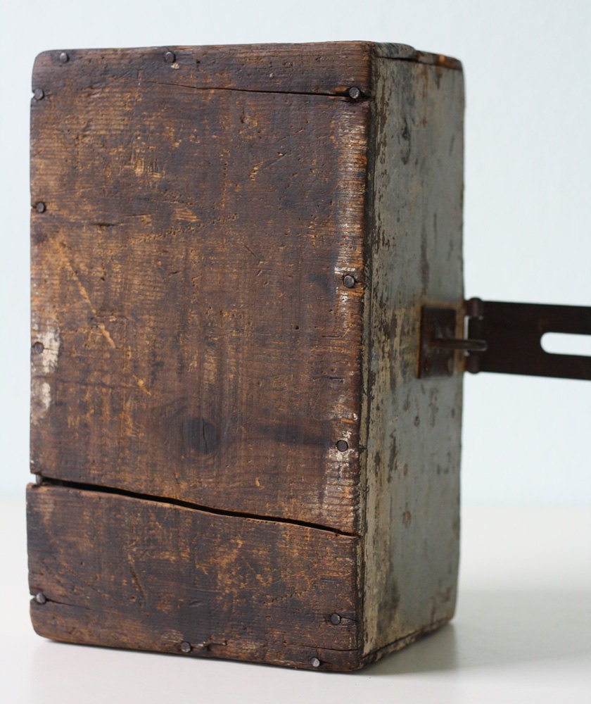Vintage Silver Tool Tote