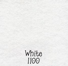 White......FELT....National Non Wovens.... FIESTA  LINE 12 X 18 Sheet