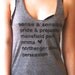Jane Austen Novels. SMALL Ladies' Racerback Tank in Coffee
