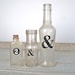 Industrial Home Decor // Vintage Number //  Mini Apothecary Bottle // Vintage Bottle Decor // Shabby Chic Glass Vase // Cottage Home Decor
