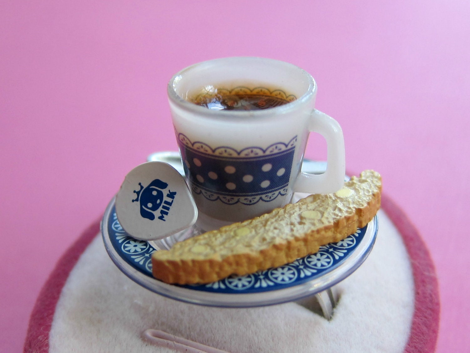 Coffee Cup with Biscotti Ring